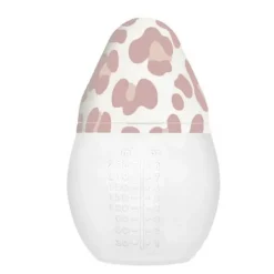 Zuigfles 240ml antibuikkrampjes in silicone Graouu Pink