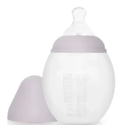 Zuigfles 330ml antibuikkrampjes in silicone Lila