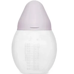 Zuigfles 330ml antibuikkrampjes in silicone Lila