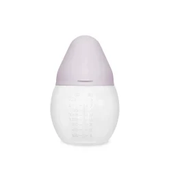 Zuigfles 240ml antibuikkrampjes in silicone Lila