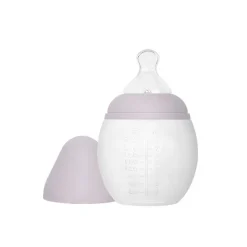 Zuigfles 240ml antibuikkrampjes in silicone Lila