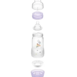 Zuigfles 320ml Easy Start Anti-Koliek Lila 4m+