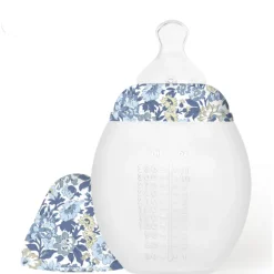 Zuigfles 330ml silicone Liberty Honey Dew Blue