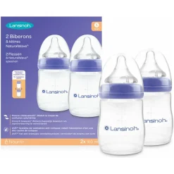 Zuigflessen PP NaturalWave – 2 STKS – 160 ml