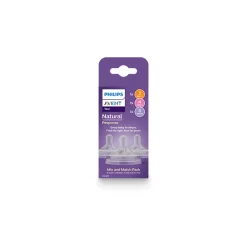 Zuigspeen Natural Response 3.0 Mix&Match Multi-Size Pack 3stks