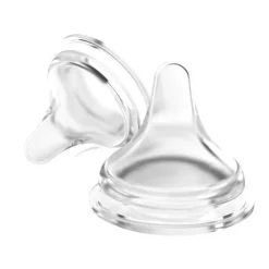 Zuigspeen silicone NaturalWave Snelle melktoevoer - 2 stuks