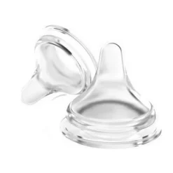 Zuigspeen silicone NaturalWave langzame melktoevoer - 2 stuks