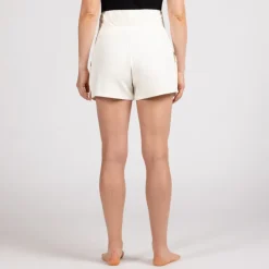 Zwangere fleece short met hoge hoofdband