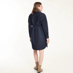 Zwangerschapsdenim blouse jurk