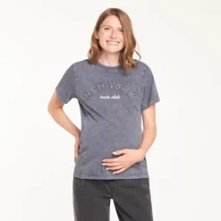 Zwangerschaps- en voedings T-shirt met korte mouwen