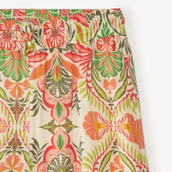 Zwarte en luchtige broek met fantasiedruk meisjes