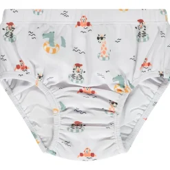Zwembroekje met dierenprint voor baby jongen