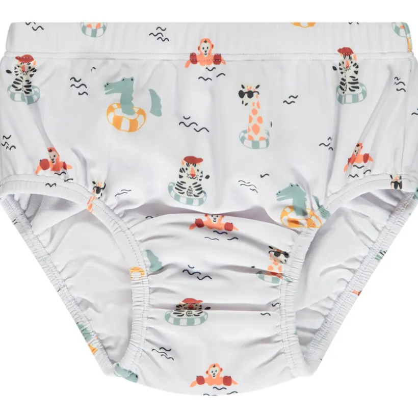 Zwembroekje met dierenprint voor baby jongen