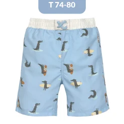 Zwembroek Maat 74-80 (7 tot 12 maanden) Crocodile Sky Blue