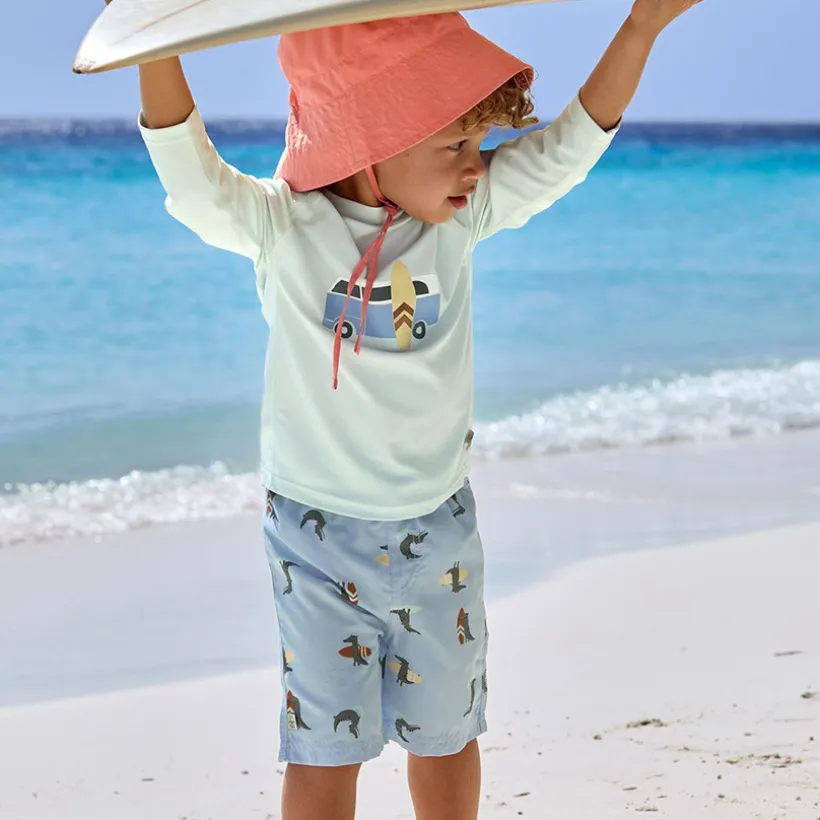 Zwembroek Maat 98 (25 tot 36 maanden) Crocodile Sky Blue