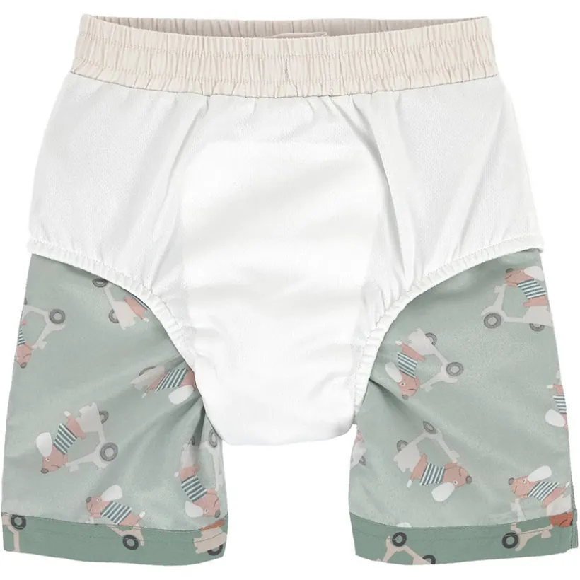 Zwembroek M98 (25 tot 36 maanden) Scooter/Dog Green