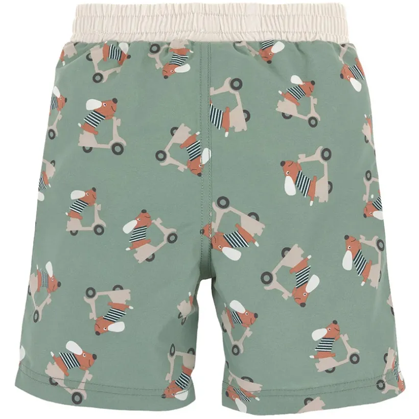 Zwembroek M98 (25 tot 36 maanden) Scooter/Dog Green