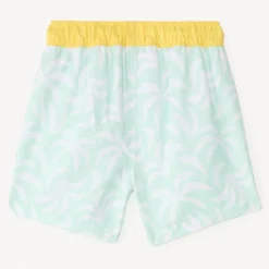 Zwemshort met bladerenprint jongens