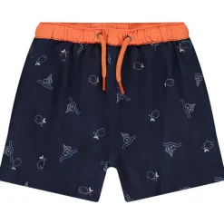 Zwemshort met walvissen/zeilboten voor jongen